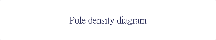 Pole density diagram