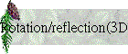 Rotation/reflection(3D)